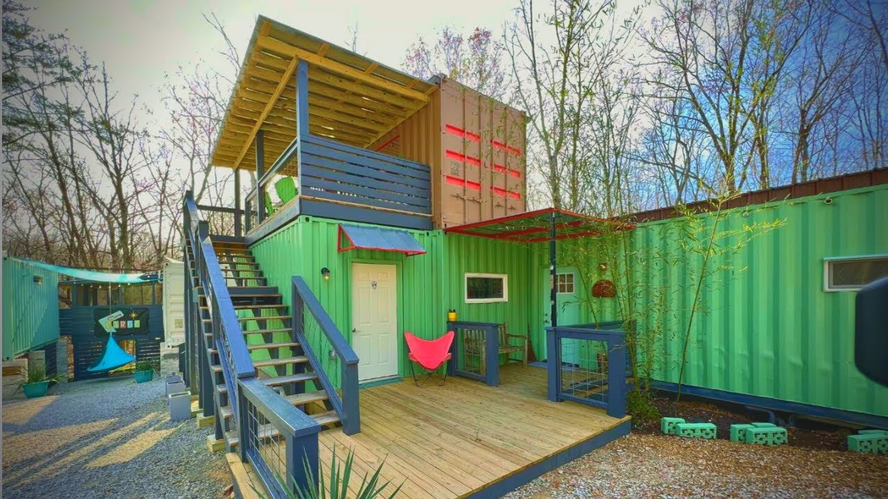 UNBELIEVABLE! Container House - Hidden Gem in Sewanee , TN - YouTube