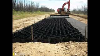 HDPE GEOCELL  Cellular confinement Soil stabilization