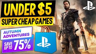 15 GREAT PSN Game Deals UNDER $5 - PSN Autumn Adventures Sale SUPER CHEAP PS5/PS4 Games!