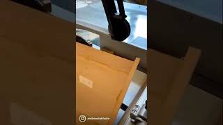 Woodworking tip when you’re working with solid wooden edges🪵