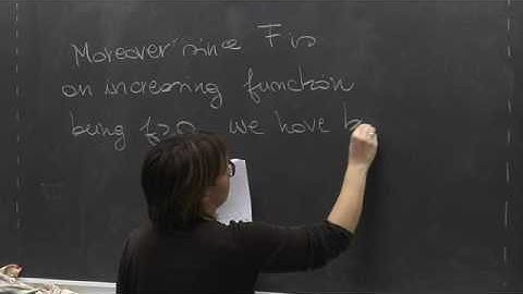 Real Analysis - Eva Sincich - Lecture 16