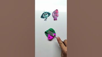 Satisfying Paint Reveal – Inside Out 2 + Squid Game Characters! 🎨🤯 #squidgame3 #insideout2 #colormix