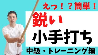 【鋭い小手】えっ簡単！！シンプル・ザ・ベスト小手打ち！一瞬をこの方法で見逃すな！！自宅でできる簡単トレーニング！　森本剣道塾　＃剣道　＃稽古　＃トレーニング