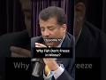 Why Fish Don't Freeze in Winter? w/ Neil deGrasse Tyson #shorts