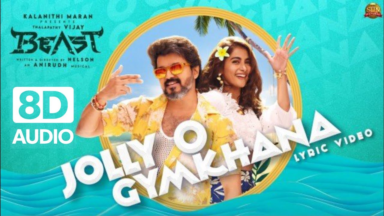 Jolly O Gymkhana | Beast 8D Audio | Beast | Thalapathy Vijay | Tamil Song | 8D Audio 🎧