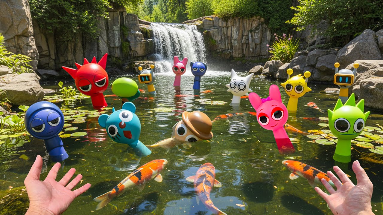 Fishing for Sprunki: Our Pond Adventure Turns Into a Surprise! 🎣