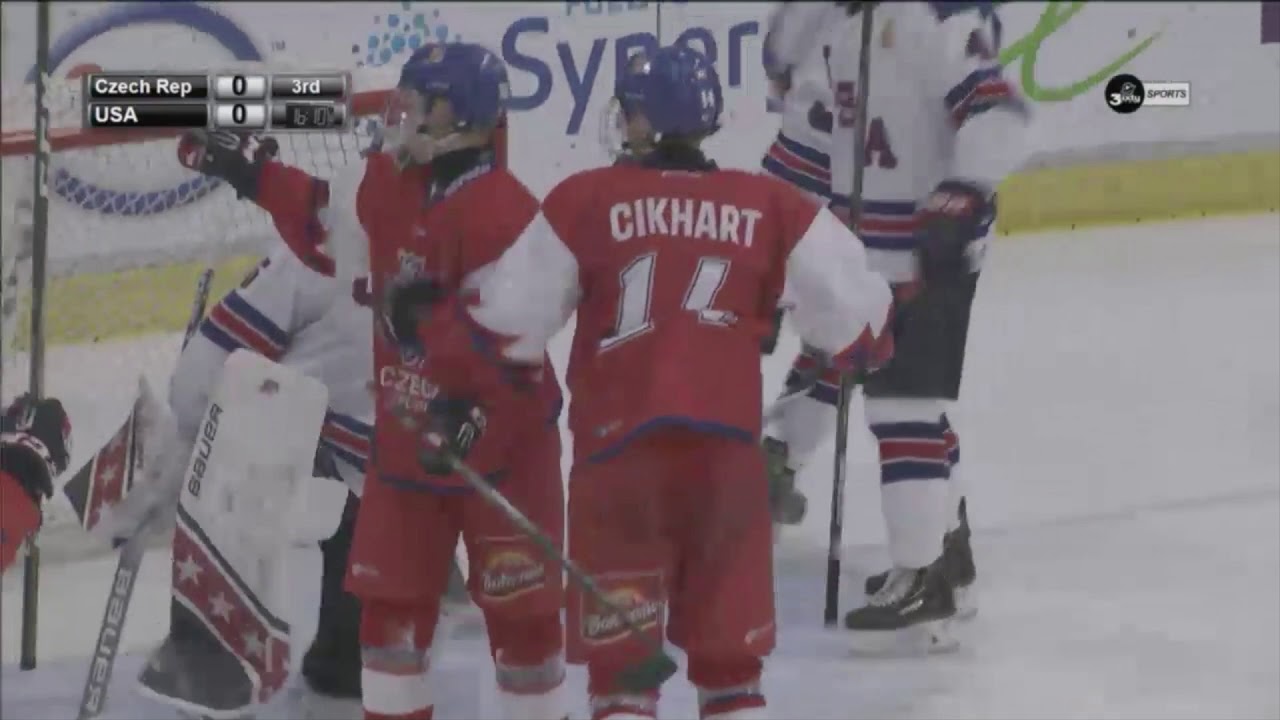 HIGHLIGHTS: Team USA falls to the Czech Republic 2-1 in the World Under 17 Hockey Challenge