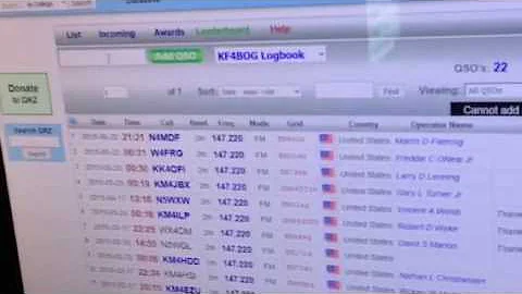 Qrz.com error message