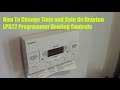 How To Change Time and Date On Drayton LP822 Programmer Heating Controls