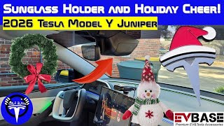 2026 Model Y Juniper Accessories | Sunglass Holder + Holiday Must Haves @TeslaBlaine