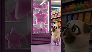 Pugs Giant Star Popsicle Surprise Poolside Fun Neon Treats