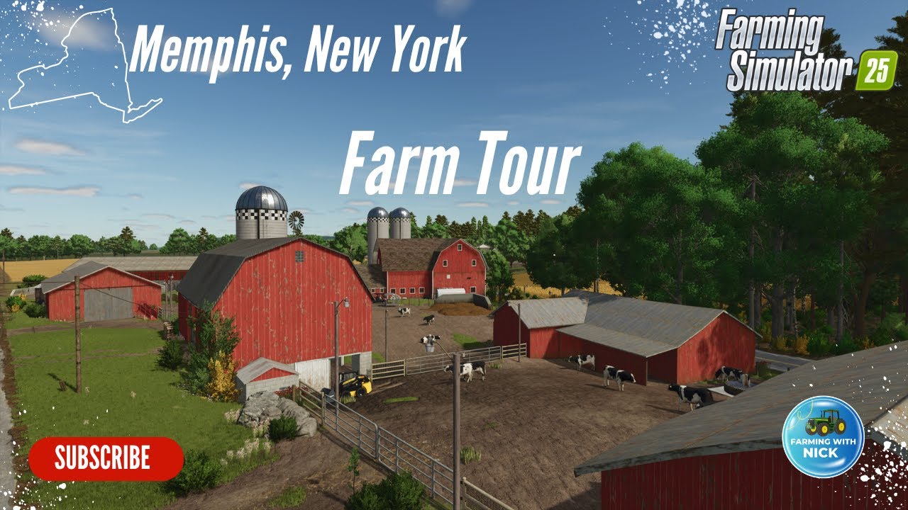 Индивидуальная ферма на карте Мемфиса, Нью-Йорк