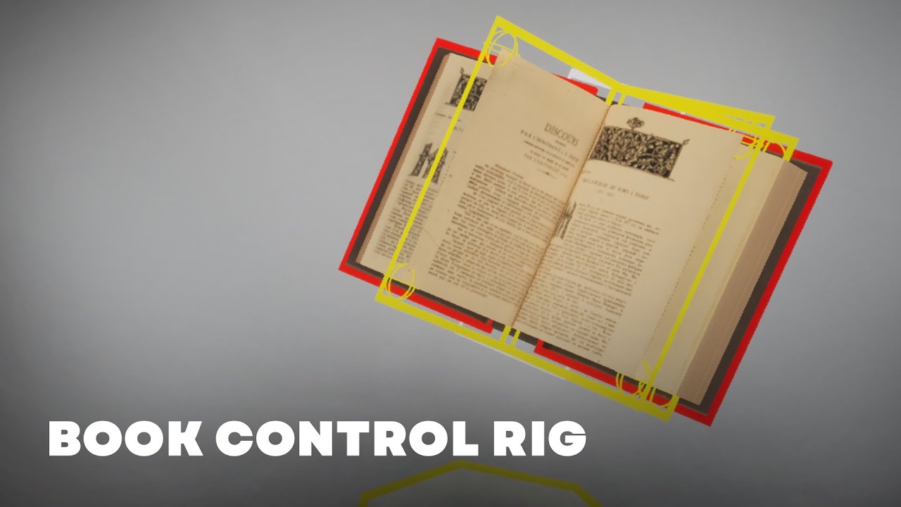 Book Control Rig for Unreal Engine 5