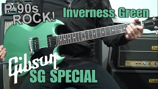 Rocking with P-90s | 2019 Gibson SG Special Inverness Green | Playing Only