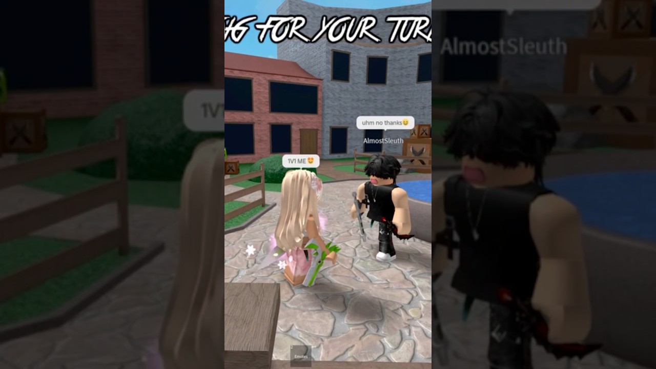 1v1 In Real Life..😈(murder mystery 2)