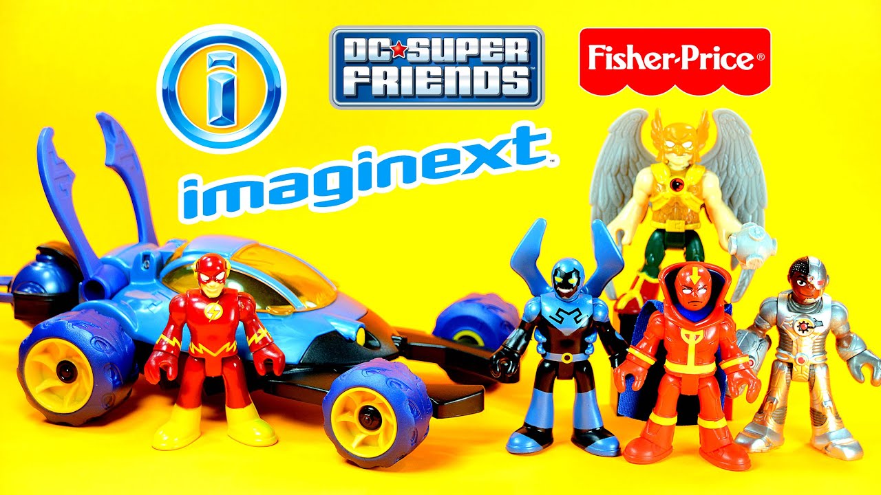 Imaginext DC Super Friends Fisher Justice League new Cyborg & Red Tornado robot 