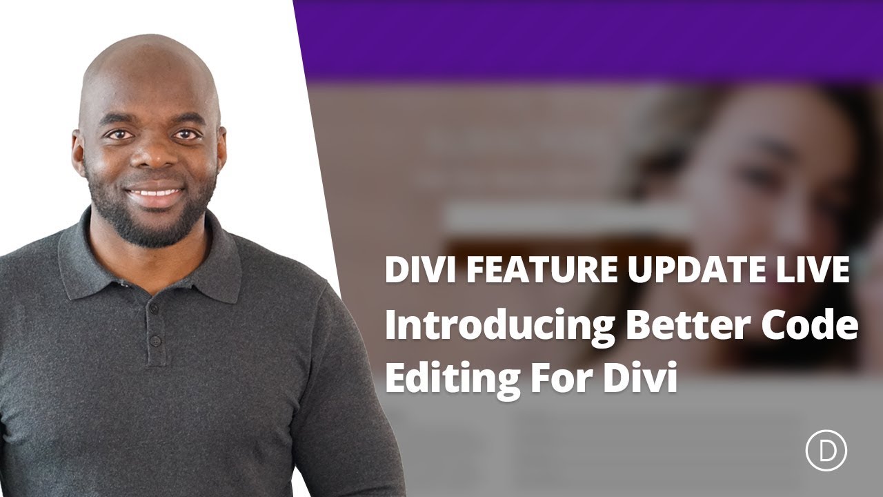 Divi Feature Update LIVE - Introducing Better Code Editing For Divi ...