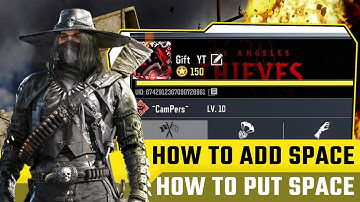 How To Add Space In Your Name On Call of Duty Mobile 2021 | COD Mobile Update