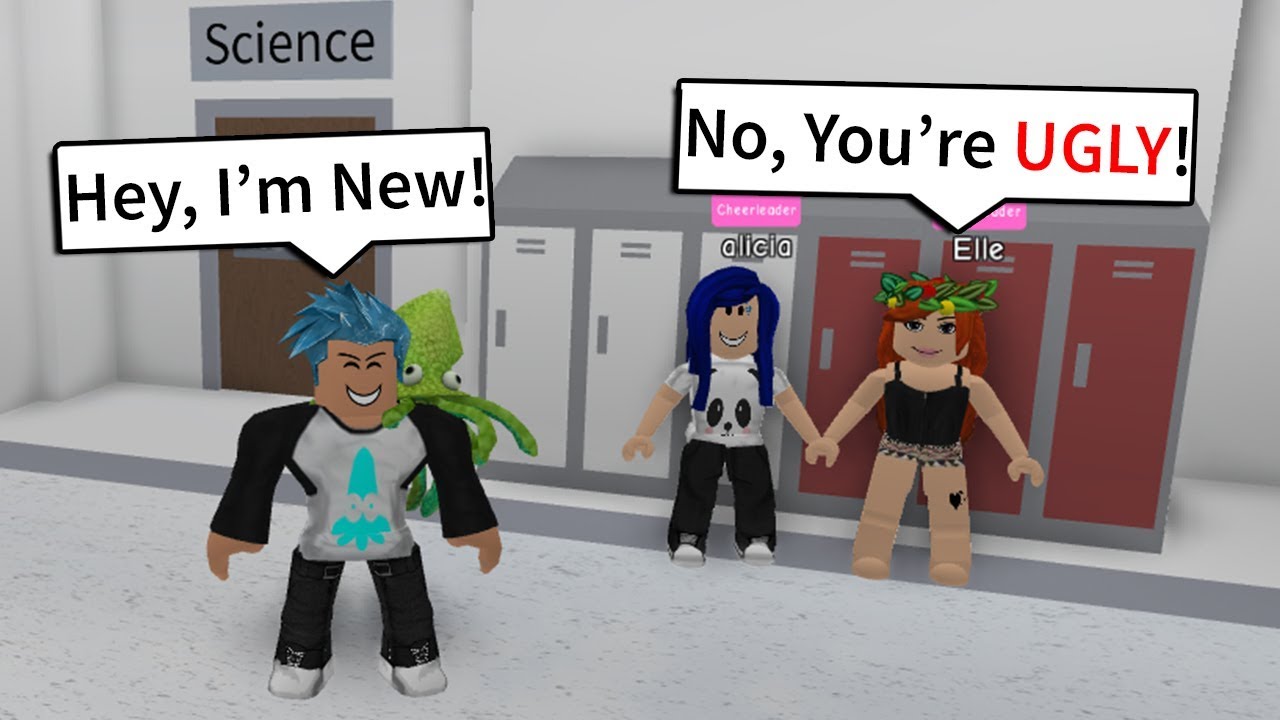 Bullied By Cheerleaders On My First Day Of School Roblox Highschool Youtube - all new first day of school in roblox robloxian highschool