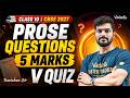 Class 10 I CBSE 2027 I Prose Questions I 5 Marks I Tamizhan Sir