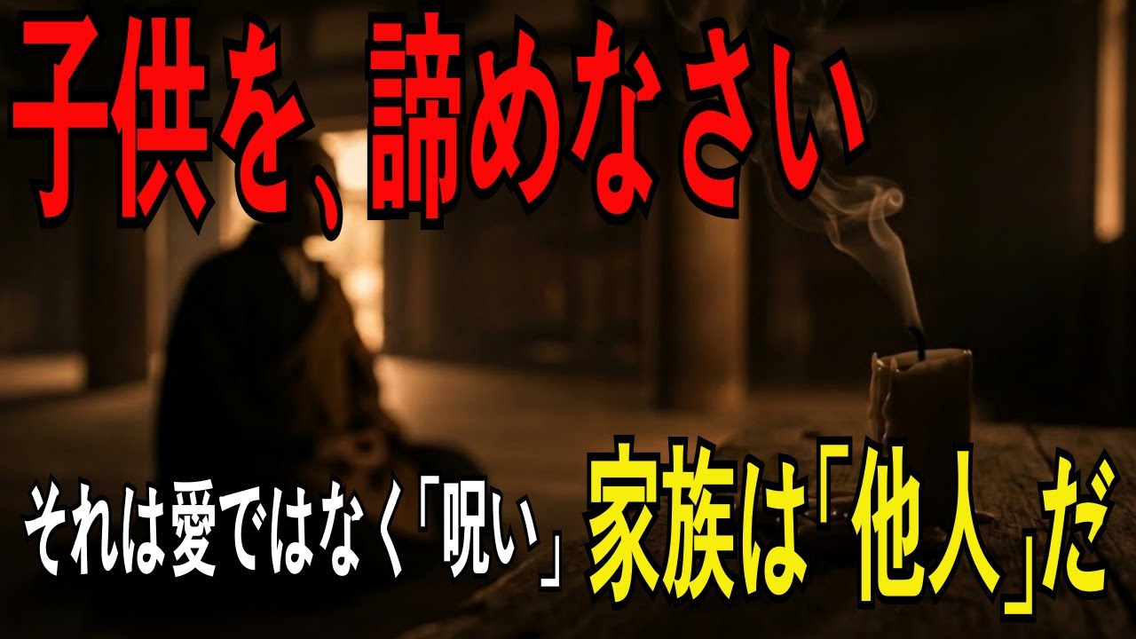 空海の教え：子供への心配は「呪い」です。今すぐやめるべき親の習慣
