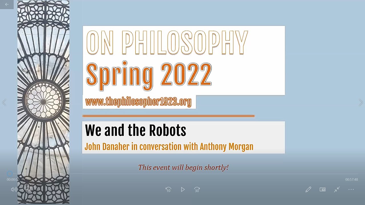 "We and the Robots": John Danaher in conversation with Anthony Morgan