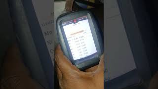 PMI inspection on Haste Alloy weld
