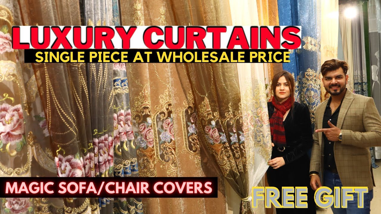 Single Piece Luxury Curtains | 1 piece घर बैठे, Panipat Handloom Market | panipat wholesale Market