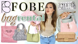 FOBE bag rental REVIEW + unboxing | My experiences with Fobe | Erfahrungen mit FOBE