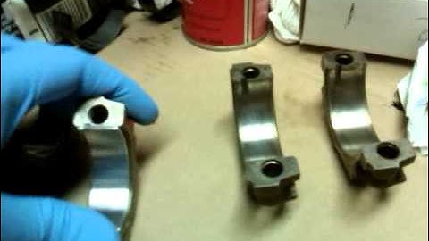 how to replace piston connecting rod bearings