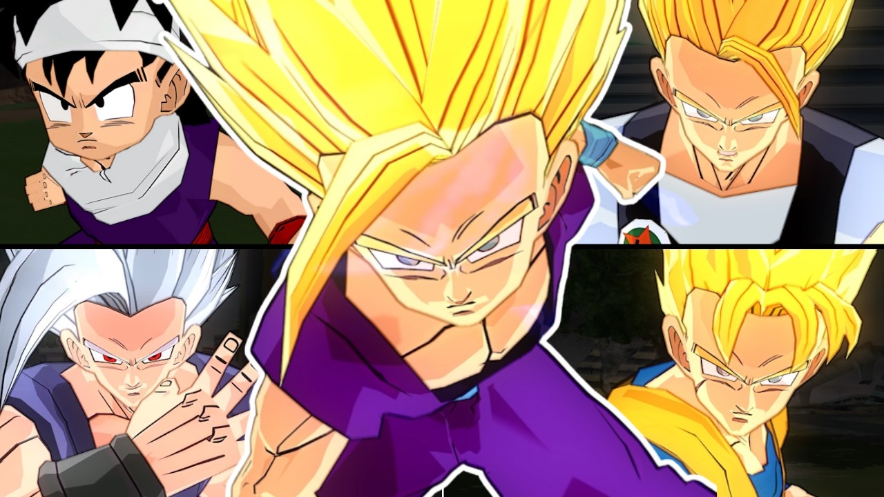 Gohan All Transformations (Z & Super) | Dragon Ball Budokai Tenkaichi 4