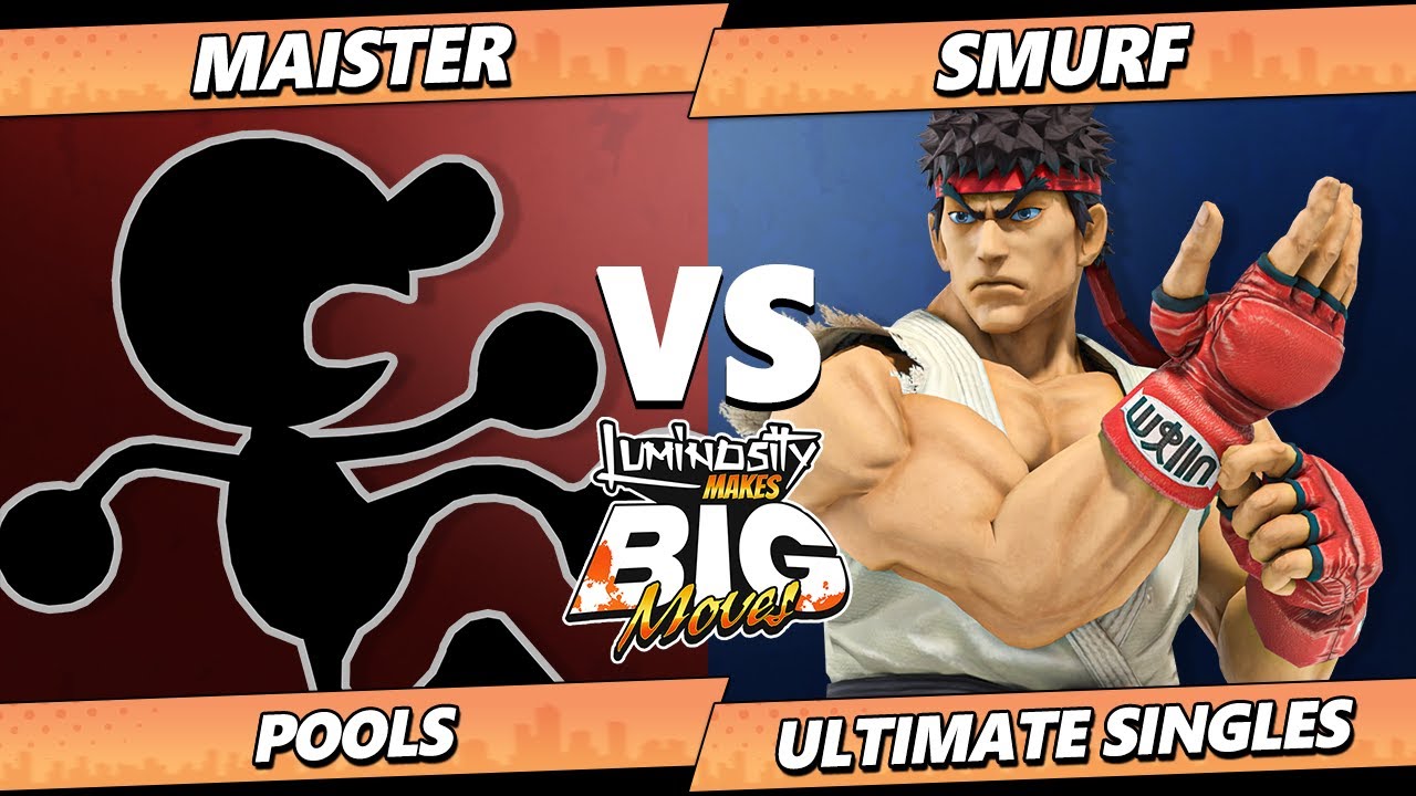 LMBM 2024 - Maister (Game & Watch, Sora) Vs. Smurf (Ryu, Kazuya) Smash Ultimate - SSBU
