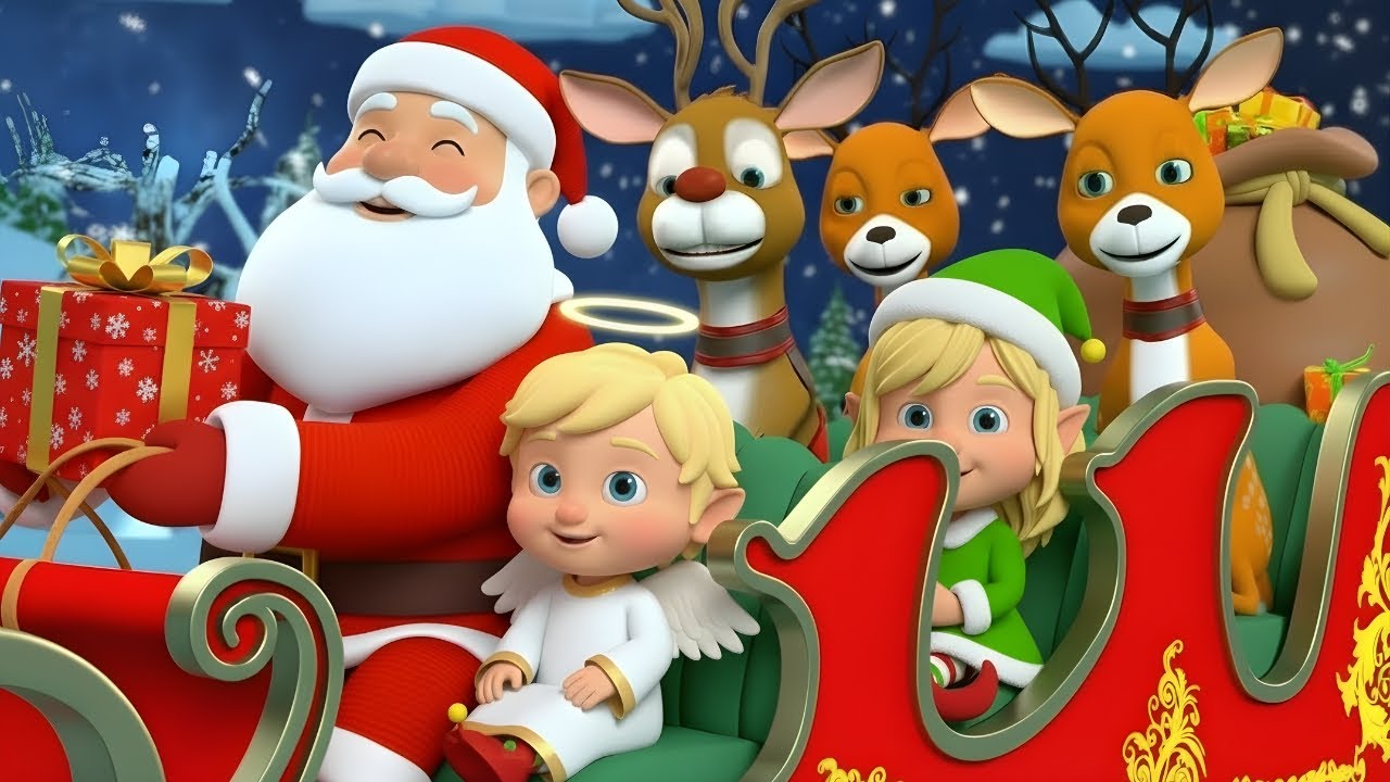 🔴Live Jingle Bells, Christmas Songs, More Nursery Rhymes And Cartoon Videos