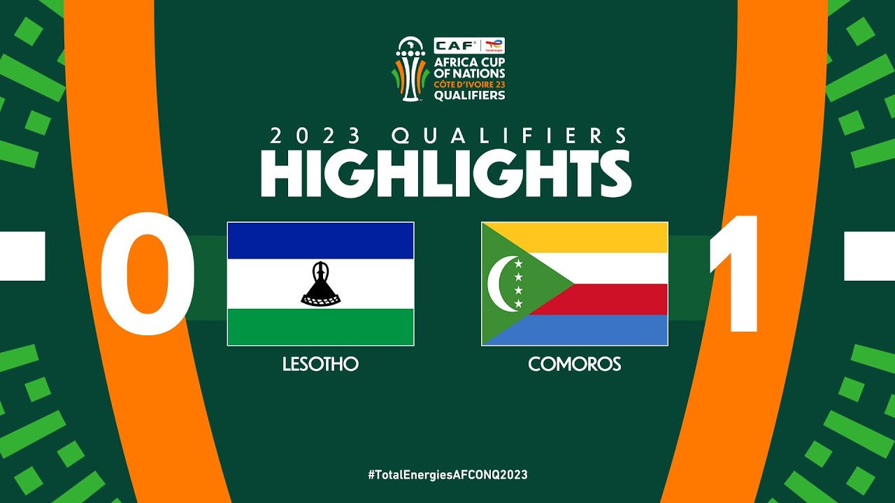 Lesotho 🆚 Comoros | Highlights - #TotalEnergiesAFCONQ2023 - MD5 Group H