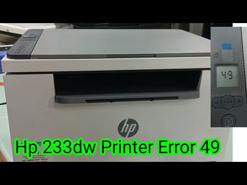 hp laserjet m233dw printer error 49 ( 49 Error Displays On the Control Panel  m233dw printer hp )