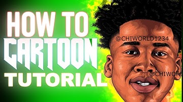 How To Cartoon Yourself !-  Tutorial ( ADOBE ILLUSTRATOR )