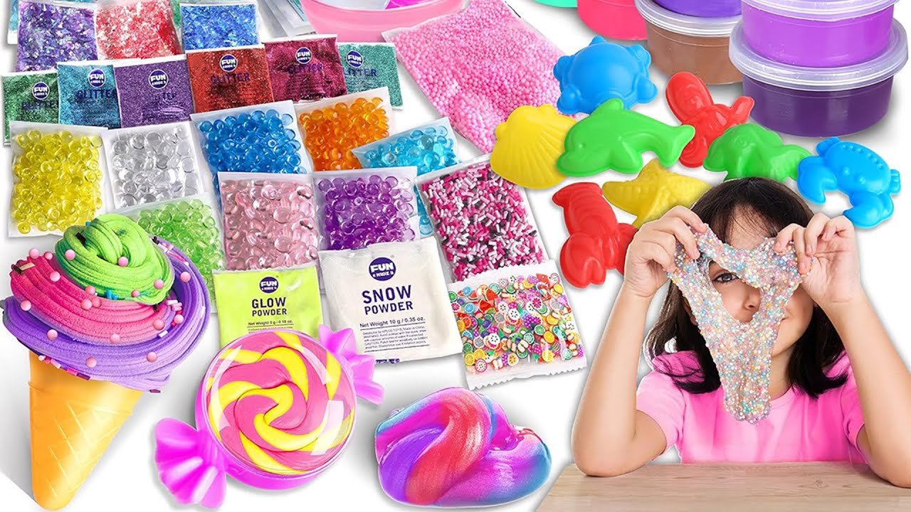 Next Level Slime! EPIC Mix-Ins & Satisfying Stretches (High Quality) 29 ...