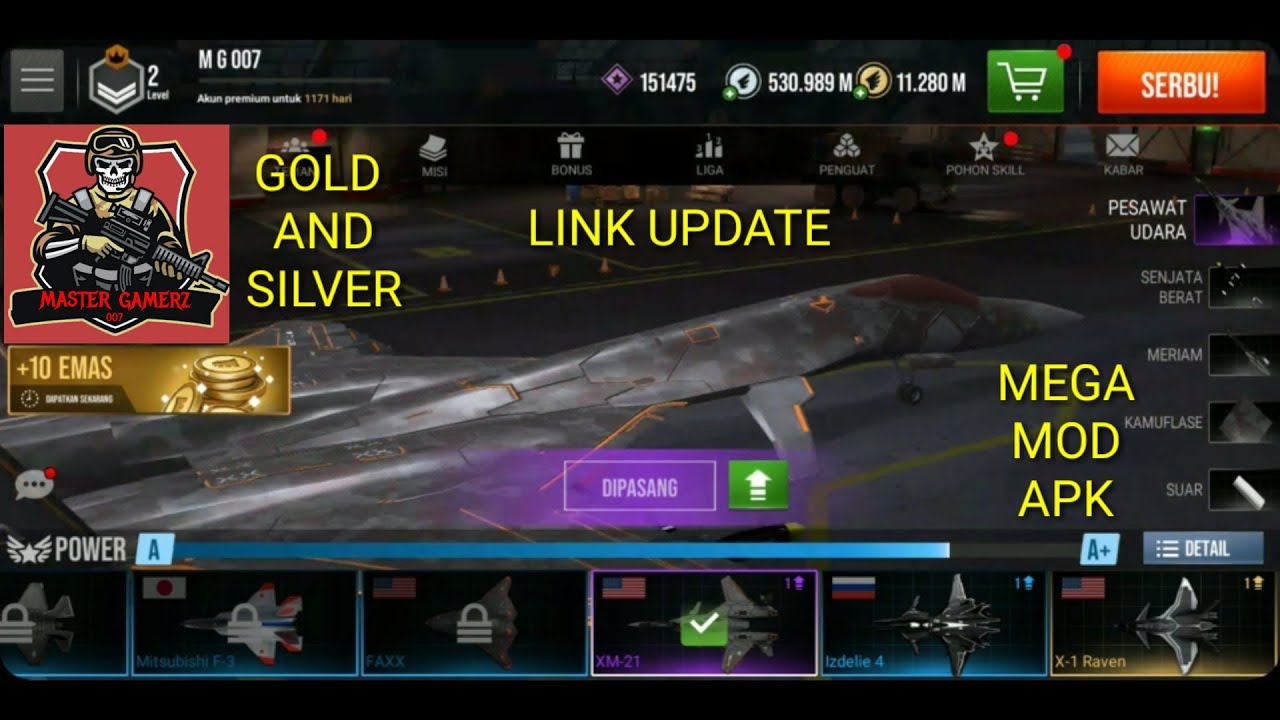  Apk mod modern warplanes mod untuk selamanya Link update