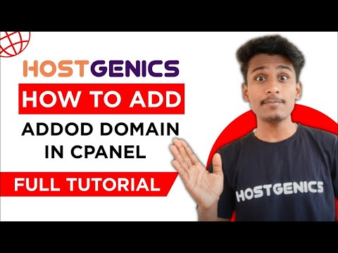 How To Add Addon Domain In Cpanel - Full Tutorial Video By HostGenics