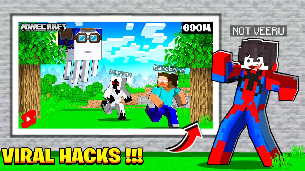 TESTING VIRAL MOST VIEWED MINECRAFT HACKS