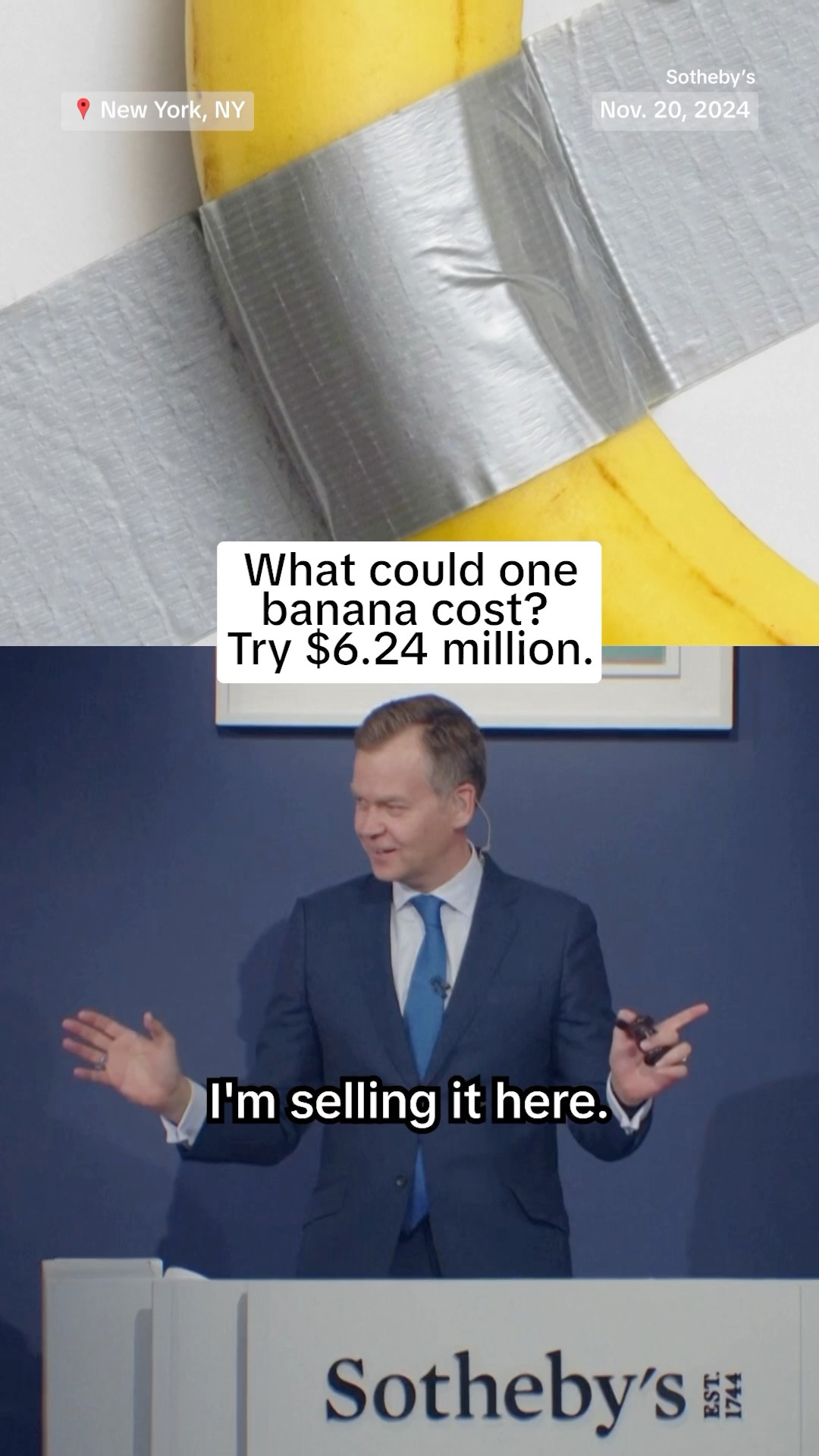 What could one banana cost? Try $6.24 million