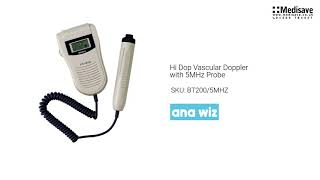 Hi Dop Vascular Doppler with 5MHz Probe BT200 5MHZ