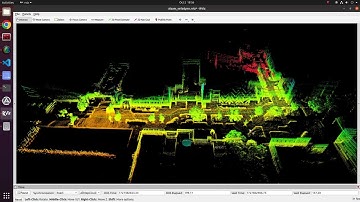 Demo of ALOAM: LiDAR-Odometry and Mapping