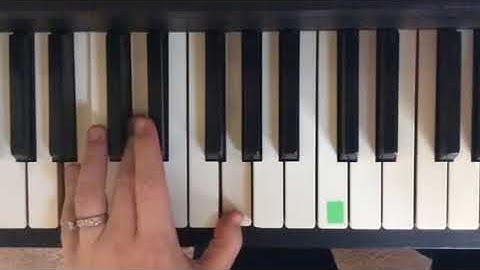 C Minor Cadence - left hand