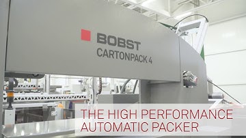 BOBST CARTONPACK 4 - Automatic packer for folder-gluers