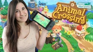 JE COMMENCE MON AVENTURE ANIMAL CROSSING 🌺 !! Animal Crossing : New Horizons sur Switch !!