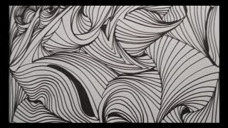 The art of drawing with simple Line and Circle Patterns