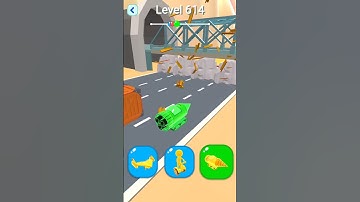 Shape-Shifting 2 GAMEPLAY Level No #614 Walkthrough - New Update Car Racing #Shorts #ShapeShifting