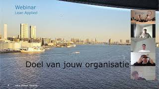 Webinar Lean Applied over Value Stream Mapping van 6 maart 2026 vanuit studio Patagonia Consultants