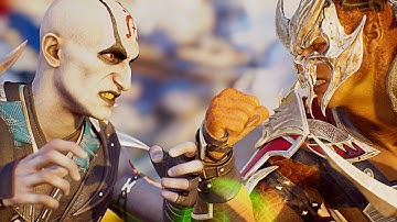 Quan Chi wants to team up with General Shao (All Intro Dialogues Quan Chi Vs General Shao) - MK 1
